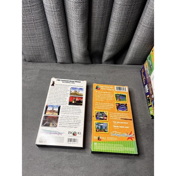 VeggieTales Series VCR VHS Tapes Lot Larry Boy Bob Madame Blueberry Silly Songs - Picture 6 of 10